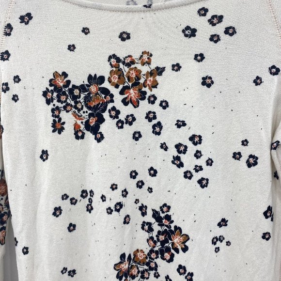 NWT Free People To The Tropics Balloon Sleeve Floral Top - Picture 5 of 6